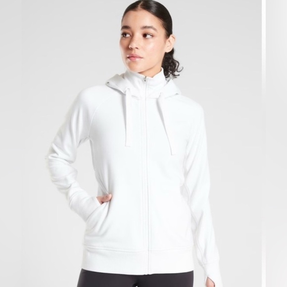 Athleta Tops - Women’s Athleta Triumph Hoodie Full Zip Jacket Thumbholes Size XS